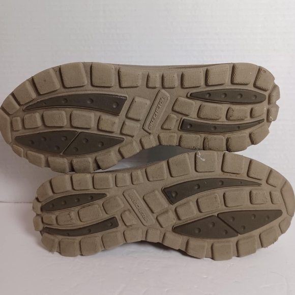 Skechers Men's Relaxed Fit Memory Foam SlipOn Comfort Canvas Grey Shoe SZ 8 READ - Picture 5 of 9